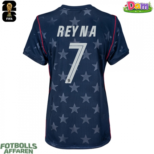 Förenta stater Giovanni Reyna #7 Bortatröja Kvinnor VM 2026 Kortärmad